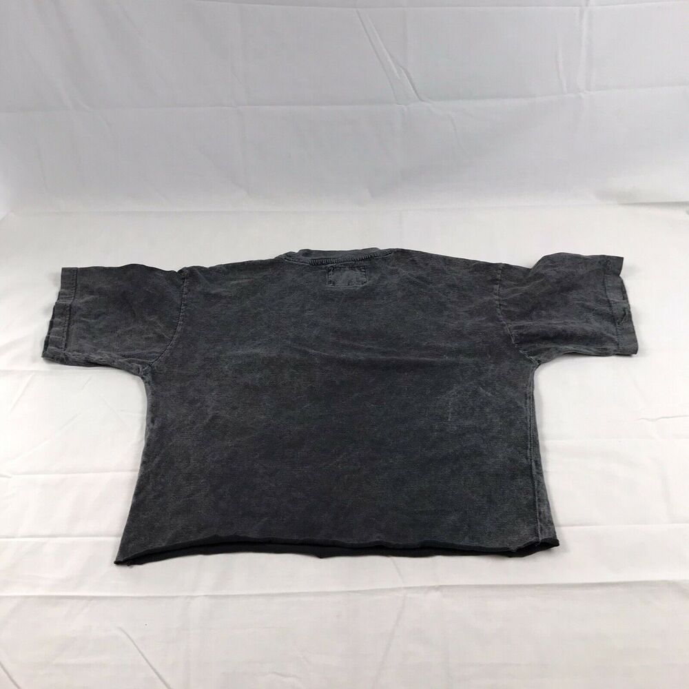 Key‎ West Florida distressed crop top tshirt large Raw Hem Basix Vintage - Picture 10 of 10